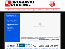 Tablet Screenshot of broadwayroof.com